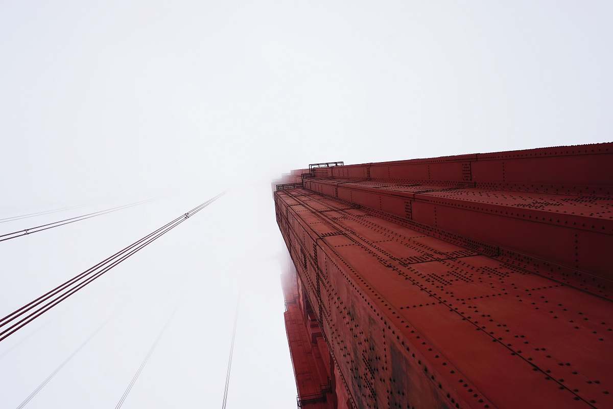 san francisco low angle photography of tall building at daytime wires